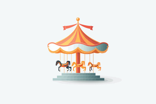 Carousel isolated