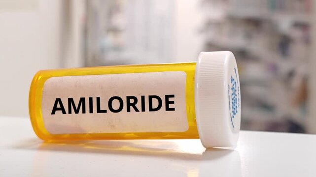 AMILORIDE potassium sparing diuretic for hypertension edema and heart failure