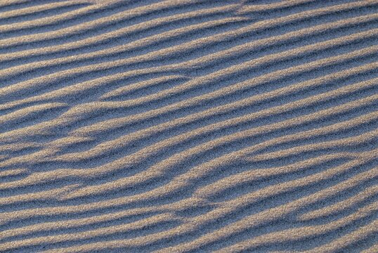 Beach, Sand, Pattern, Wind, Sea, Pacific Ocean, California, USA