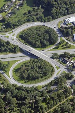 B75 exit K&uuml;cknitz, Schleswig-Holstein, Germany