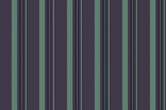 Tlack seamless background lines, quiet textile vertical pattern. Torizontal stripe vector fabric texture in dark and green colors.