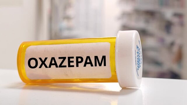 OXAZEPAM benzodiazepine for anxiety and alcohol withdrawal
