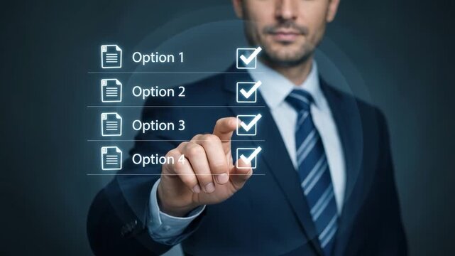 Digital Option Checklist and Business Decision Interface