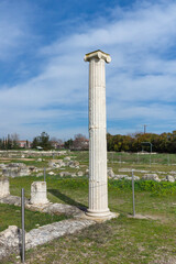 Fototapeta premium Ruins of Ancient Macedonian capital Pella, Greece