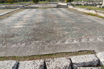 Fototapeta premium Ruins of Ancient Macedonian capital Pella, Greece
