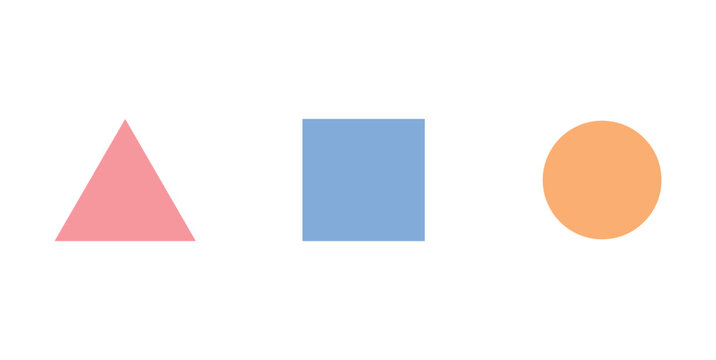 Circle Square and Triangle Shapes