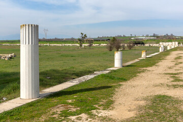 Fototapeta premium Ruins of Ancient Macedonian capital Pella, Greece