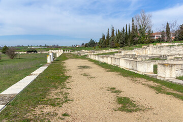 Fototapeta premium Ruins of Ancient Macedonian capital Pella, Greece