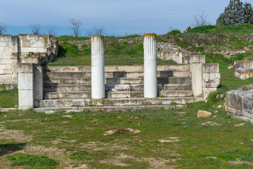 Fototapeta premium Ruins of Ancient Macedonian capital Pella, Greece