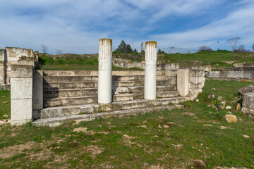 Fototapeta premium Ruins of Ancient Macedonian capital Pella, Greece