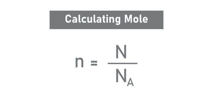 Calculating Mole in Chemistry Physics.
