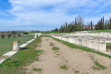 Fototapeta premium Ruins of Ancient Macedonian capital Pella, Greece