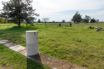 Fototapeta premium Ruins of Ancient Macedonian capital Pella, Greece