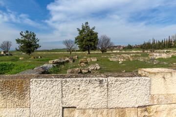 Fototapeta premium Ruins of Ancient Macedonian capital Pella, Greece