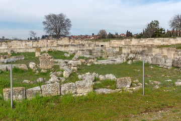 Fototapeta premium Ruins of Ancient Macedonian capital Pella, Greece