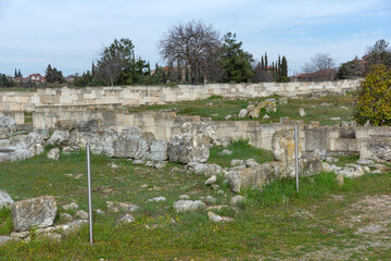 Fototapeta premium Ruins of Ancient Macedonian capital Pella, Greece