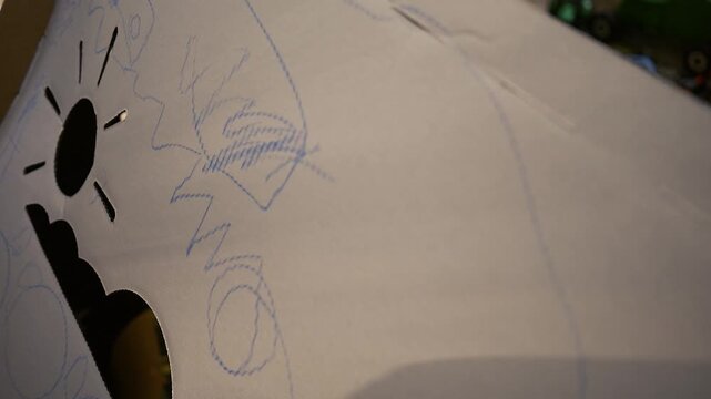 Nostalgia Playhouse Series - Toddler Scribbles on Playhouse.