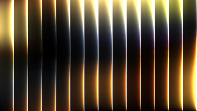Shiny modern vertical striped gradient colour line with dark soft and smooth background. Futuristic bright colour background.
