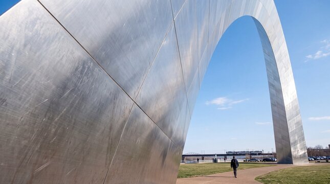 Gateway Arch Monument in St Louis Missouri