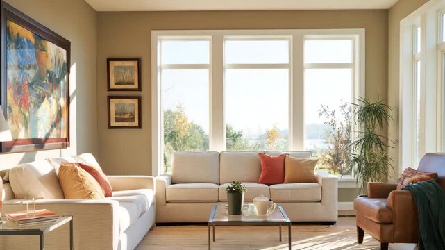 Luxury house living room