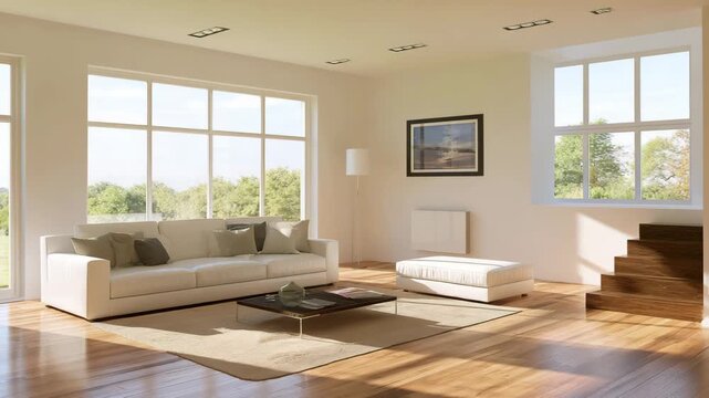 Luxury house living room