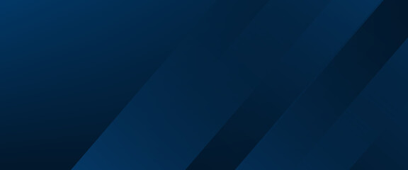 Obraz premium Abstract background gradient dark navy blue banner simple abstract