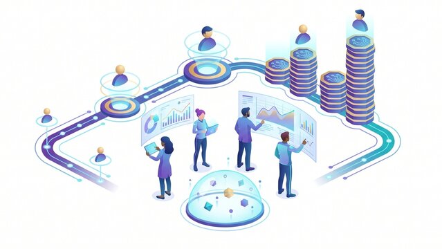 Customer Lifetime Value Flat Illustration | Predictive Analytics Insight