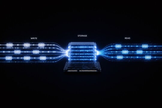 Storage Read Write Pulse with High-Speed Data Access Signal