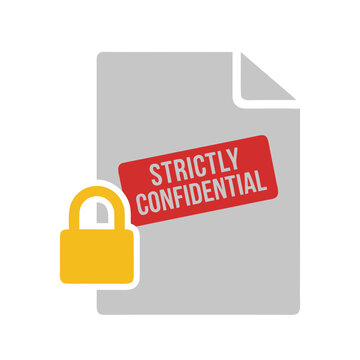 Classified Document Protection and Confidential Information Governance Concept