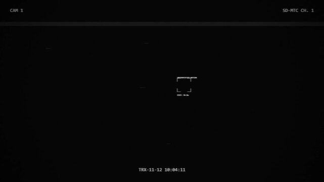 VHS overlay featuring analog artifacts, timecode display, and camera specifications box on black background. Vertical orientation, text near the borders. Gritty retro vintage texture.