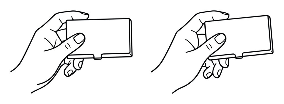 Hand holding credit card for payment transactions and financial services.