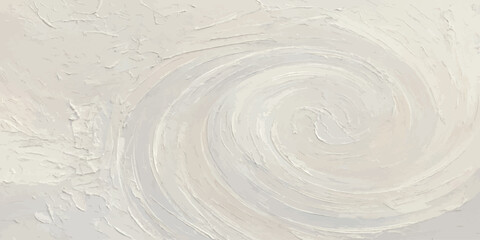 Fototapeta premium Abstract white swirl plaster texture background with spiral pattern swirling plaster texture in white creating a dynamic spiral abstract background circular movement