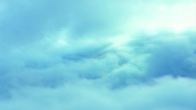 Sky transitioning through soft pastel clouds in gentle gradient lighting with video showcases smooth