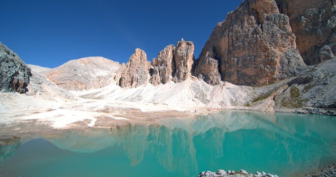Lake Antermoia and the Stone Giants.