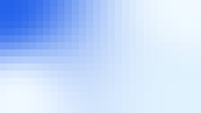Abstract technology background featuring a futuristic light blue pixelated geometric mosaic pattern with modern digital gradient for business web design, corporate presentations, and minimalist banner