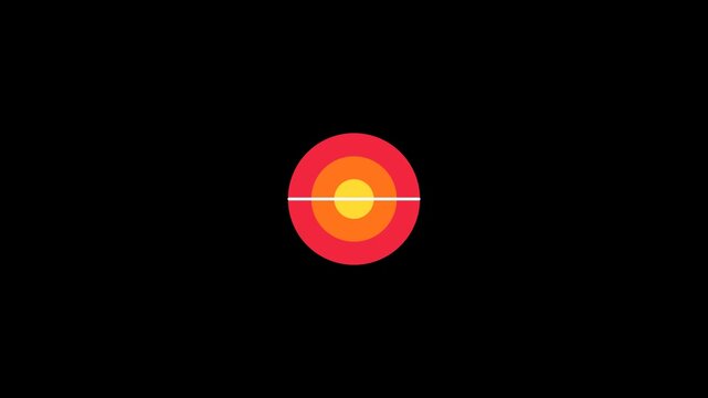Infrared Thermal Heatmap Temperature Sensor Grid Laser Scan Motion Graphics 6 Seconds Loop on Alpha Channel 4K