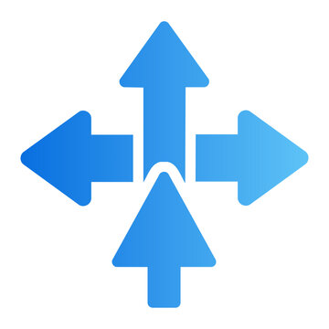 Move tool Line Gradient Icon