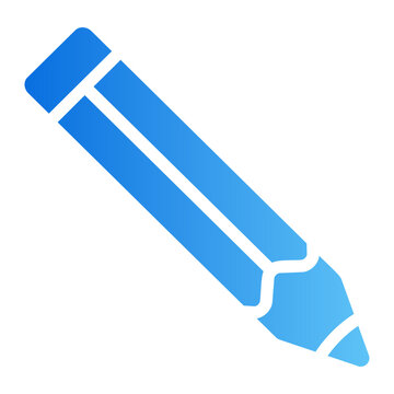 Pencil tool Line Gradient Icon