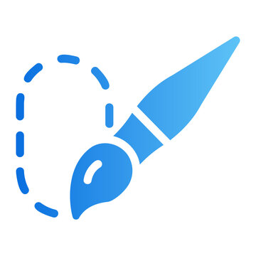 Quick selection Line Gradient Icon