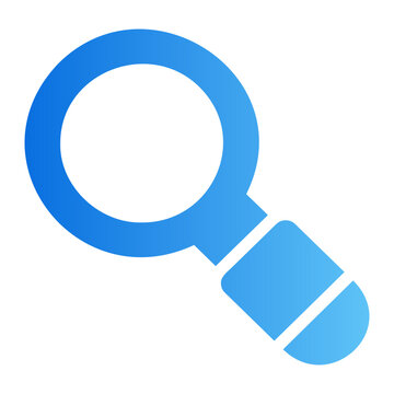 Zoom tool Line Gradient Icon