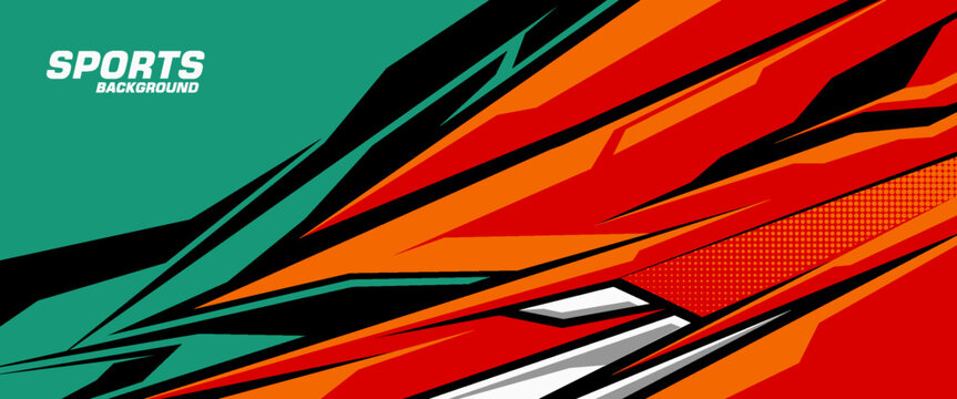 car livery graphic vector. abstract grunge background design for vehicle vinyl wrap and car branding