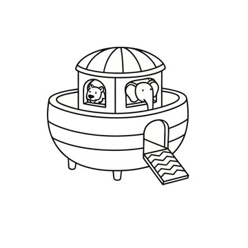 Noah's Ark with Animals