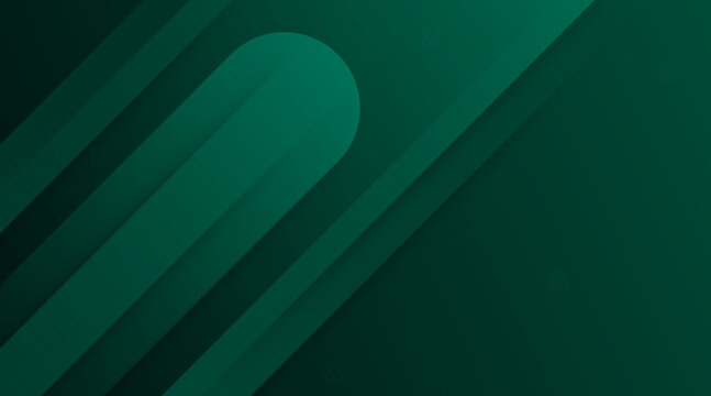 Sleek dark green abstract background with modern diagonal rounded shapes, offering a smooth and professional digital texture for contemporary design