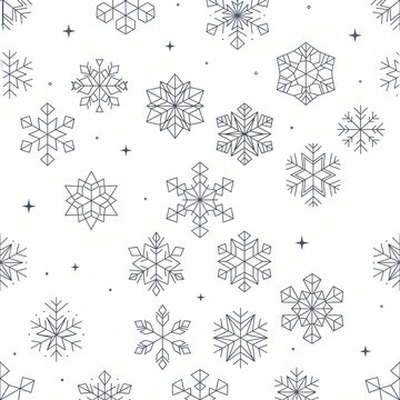 snowy pattern