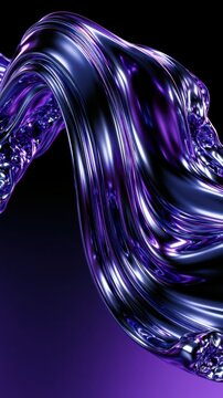 High-end Mobile App Backdrop With Chrome Design