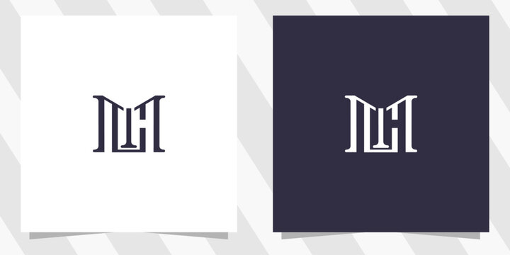 letter mc cm logo design