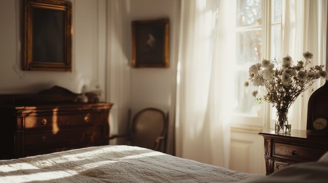 Cozy bedroom interior