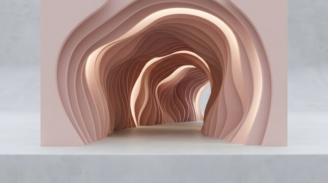 A detailed 3d medical visualization showing the internal structure of a human digestive tract organ