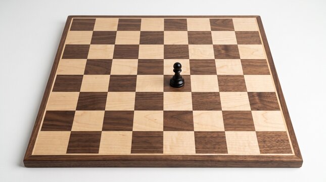 chess board on white
