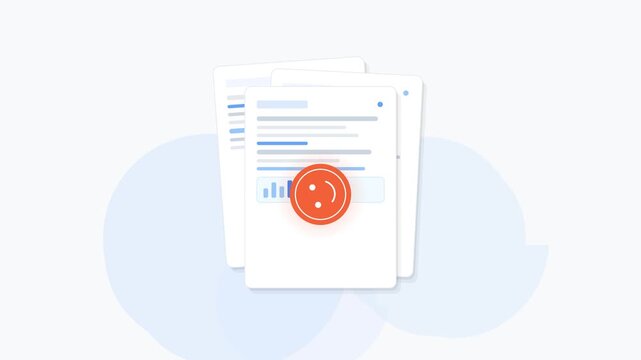 Approved Document Report with Data Charts and Celebration Confetti